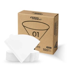فلاتر بورميت V60 مقاس 01 , 100 فلتر