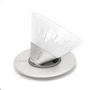 قمع ويست كوديكس V60 مقاس 01 , أبيض | Codex Dripper